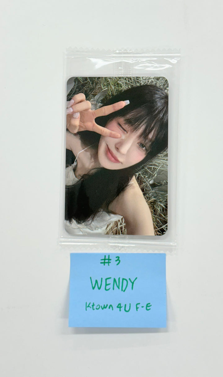 Wendy (Of Red Velvet) "Cerulean Verge" - Ktown4U Fansign Event Photocard [25.9.12]