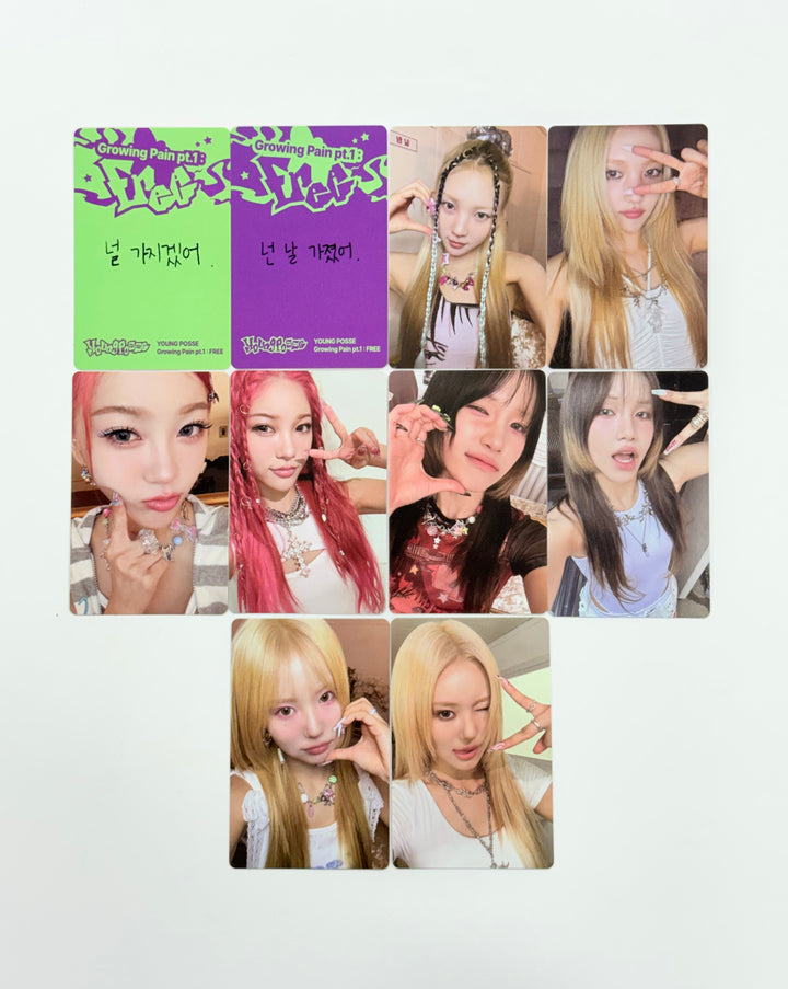 YOUNG POSSE "Growing Pain pt.1 : FREE" - Official Photocard [Sticker Book ver.] [25.9.12]