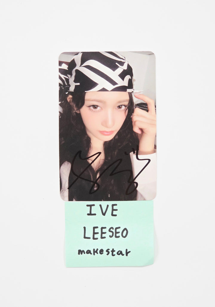 LEESEO (Of IVE) "IVE SECRET" - Makestar Fansign Event Winner Photocard [25.9.15]