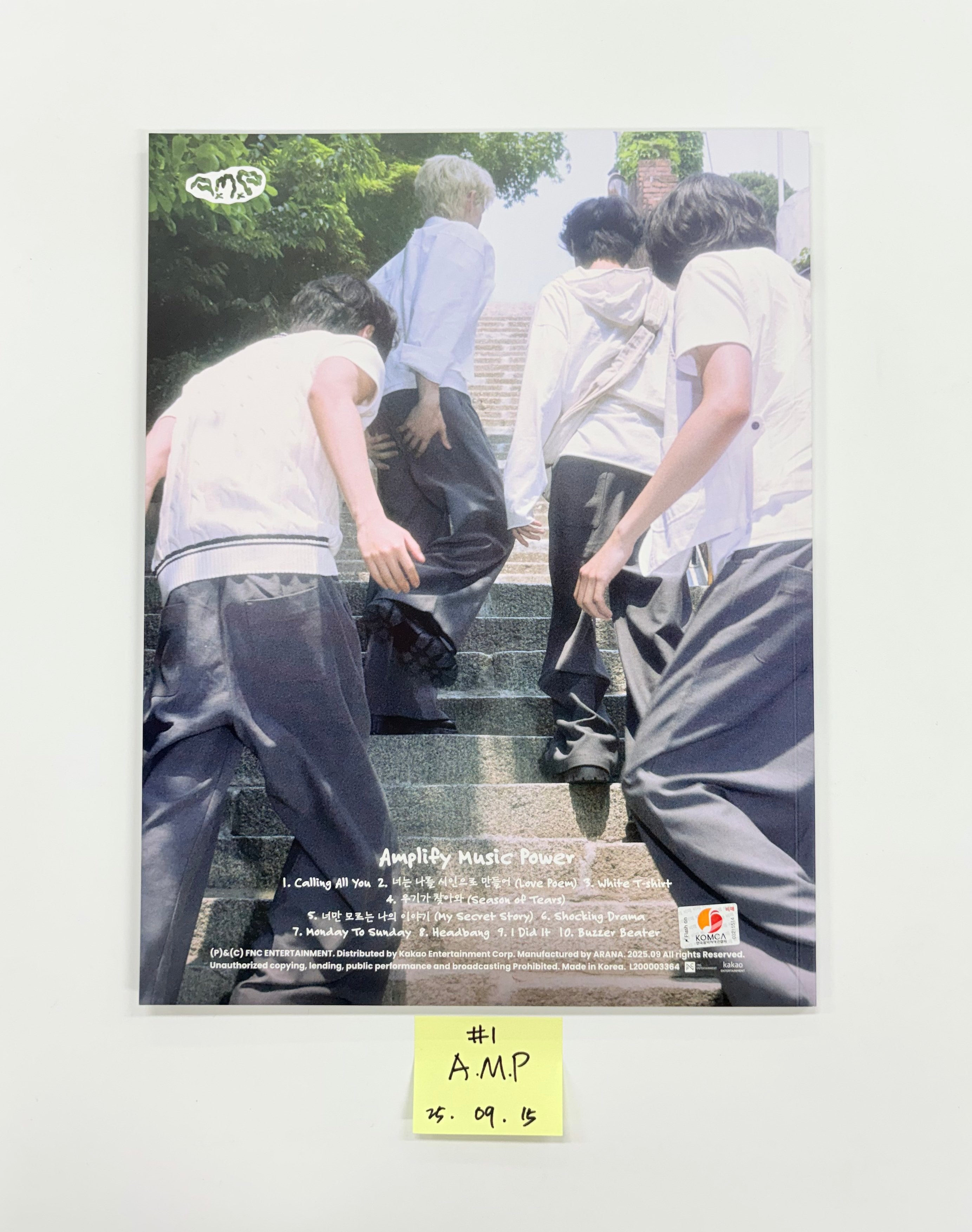 UNIS 'CURIOUS' - Hand Autographed(Signed) Album [24.9.4] (1