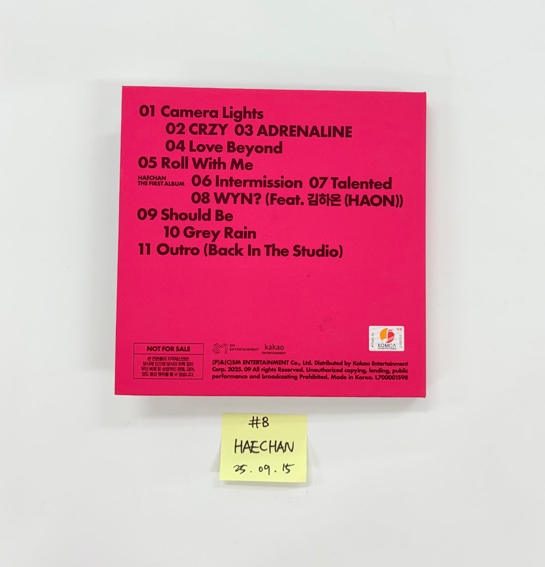 AxMxP "AxMxP ", Haechan "TASTE", NCT WISH "COLOR", CORTIS "Color Outside The Lines" - Hand Autographed(Signed) Promo Album [25.9.15]