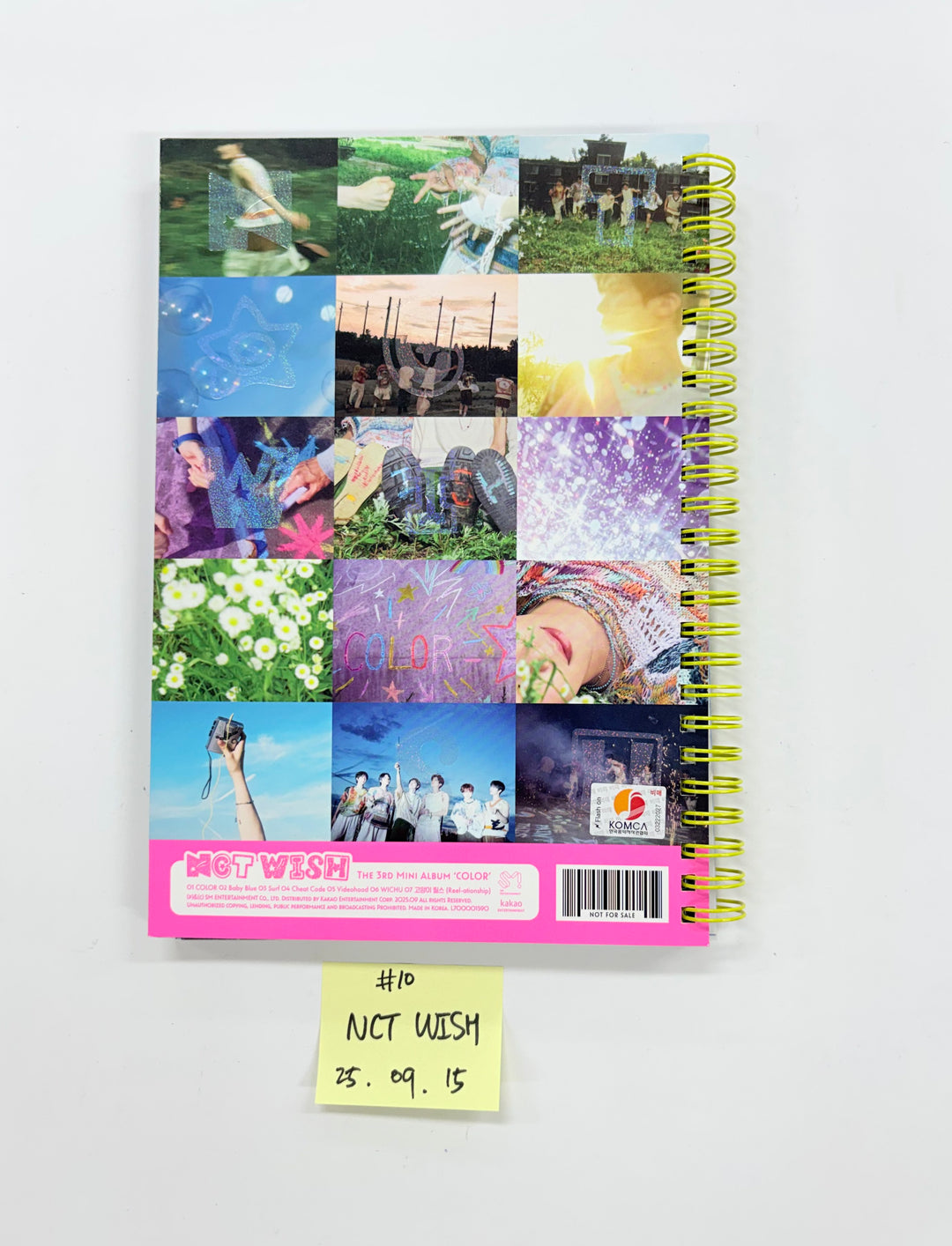 AxMxP "AxMxP ", Haechan "TASTE", NCT WISH "COLOR", CORTIS "Color Outside The Lines" - Hand Autographed(Signed) Promo Album [25.9.15]