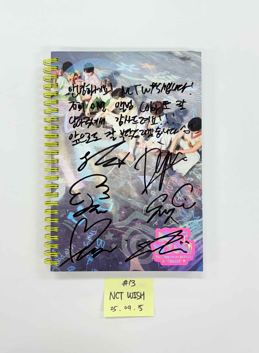 AxMxP "AxMxP ", Haechan "TASTE", NCT WISH "COLOR", CORTIS "Color Outside The Lines" - Hand Autographed(Signed) Promo Album [25.9.15]