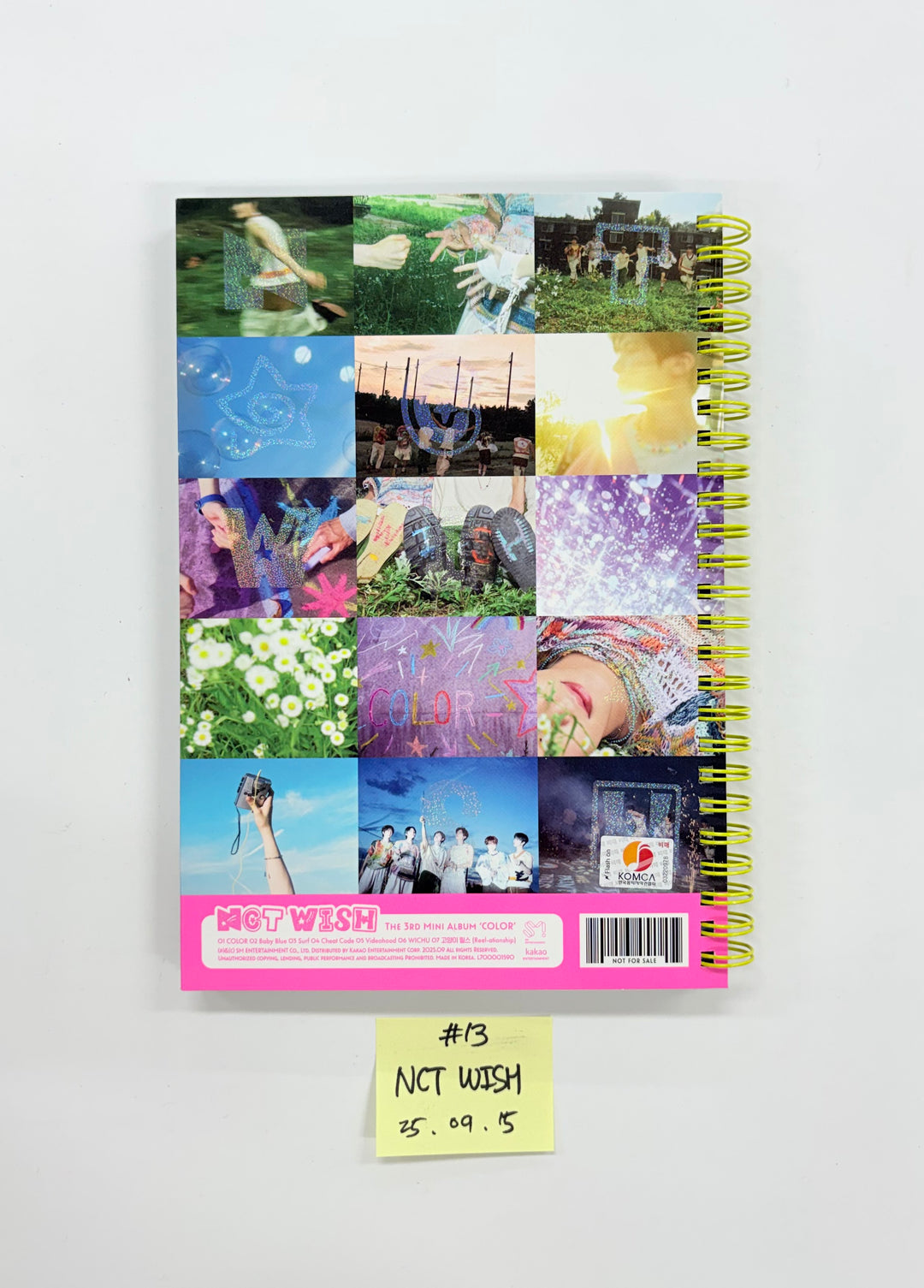 AxMxP "AxMxP ", Haechan "TASTE", NCT WISH "COLOR", CORTIS "Color Outside The Lines" - Hand Autographed(Signed) Promo Album [25.9.15]