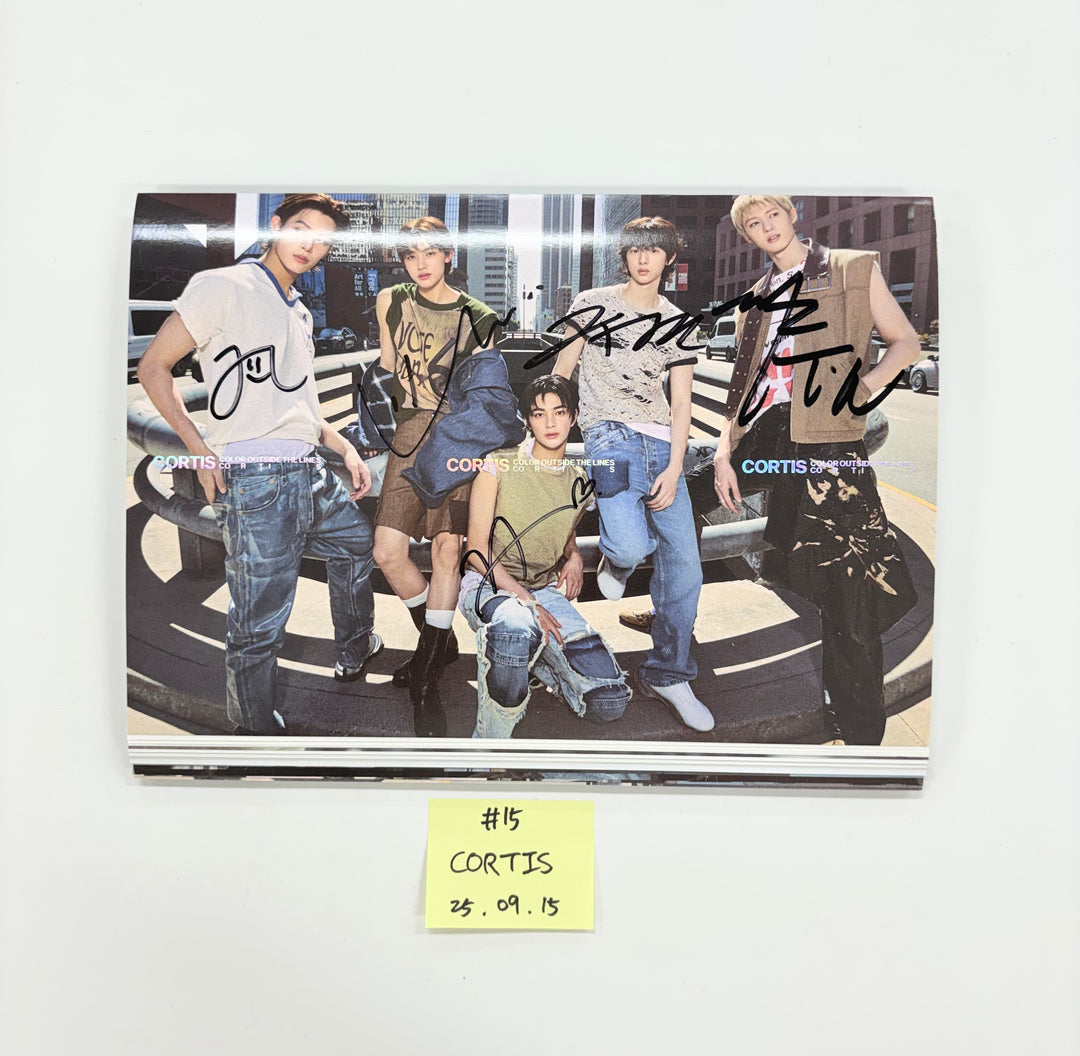 AxMxP "AxMxP ", Haechan "TASTE", NCT WISH "COLOR", CORTIS "Color Outside The Lines" - Hand Autographed(Signed) Promo Album [25.9.15]