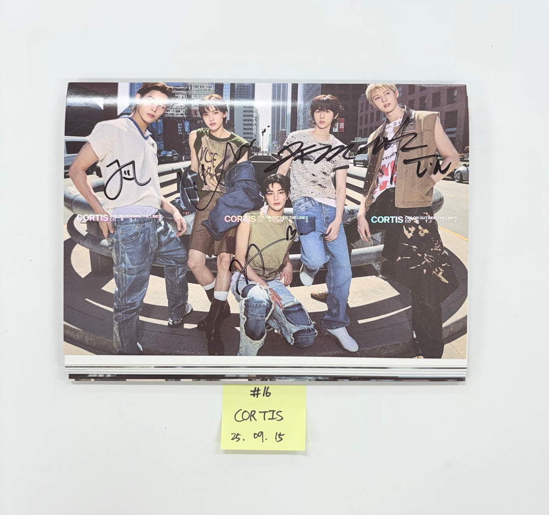 AxMxP "AxMxP ", Haechan "TASTE", NCT WISH "COLOR", CORTIS "Color Outside The Lines" - Hand Autographed(Signed) Promo Album [25.9.15]