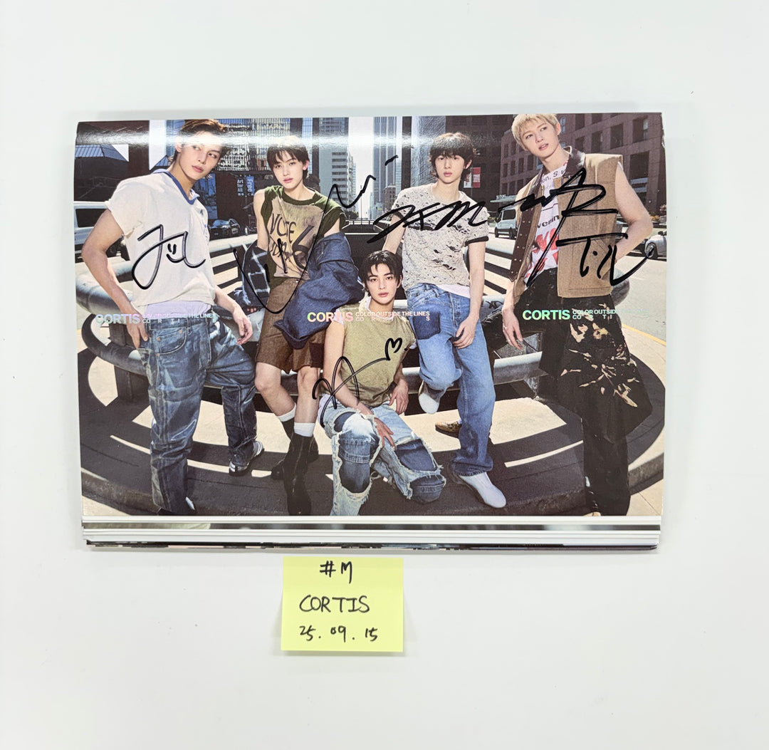 AxMxP "AxMxP ", Haechan "TASTE", NCT WISH "COLOR", CORTIS "Color Outside The Lines" - Hand Autographed(Signed) Promo Album [25.9.15]