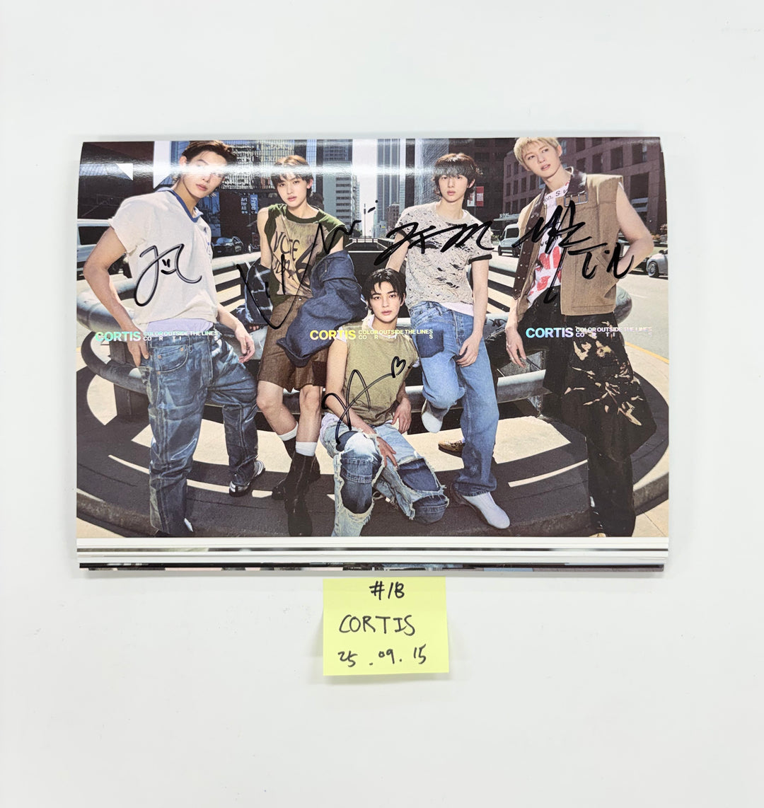 AxMxP "AxMxP ", Haechan "TASTE", NCT WISH "COLOR", CORTIS "Color Outside The Lines" - Hand Autographed(Signed) Promo Album [25.9.15]