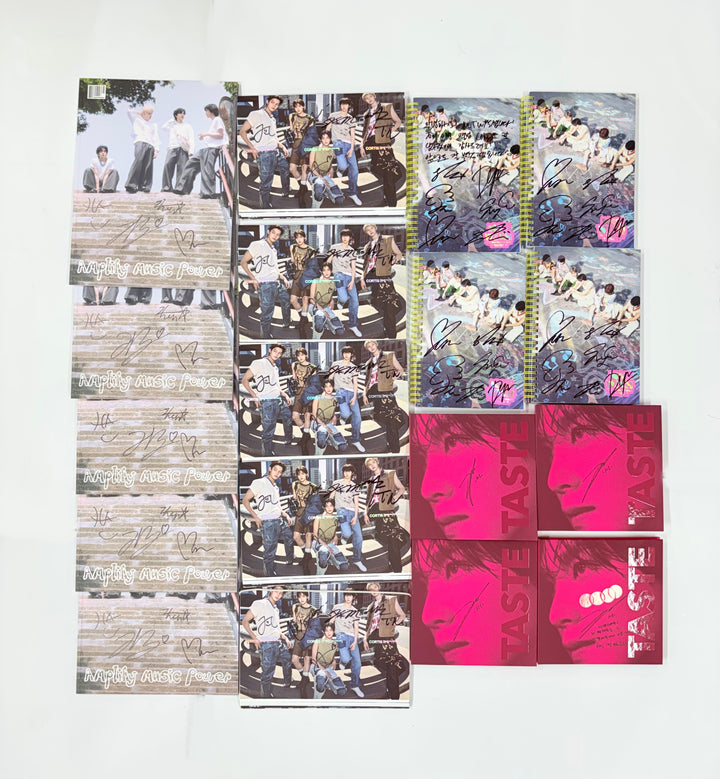 AxMxP "AxMxP ", Haechan "TASTE", NCT WISH "COLOR", CORTIS "Color Outside The Lines" - Hand Autographed(Signed) Promo Album [25.9.15]