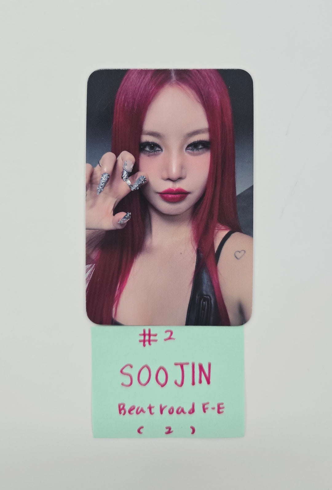 SOOJIN "BADITUDE" - Beatroad Fansign Event Photocard [25.9.15]