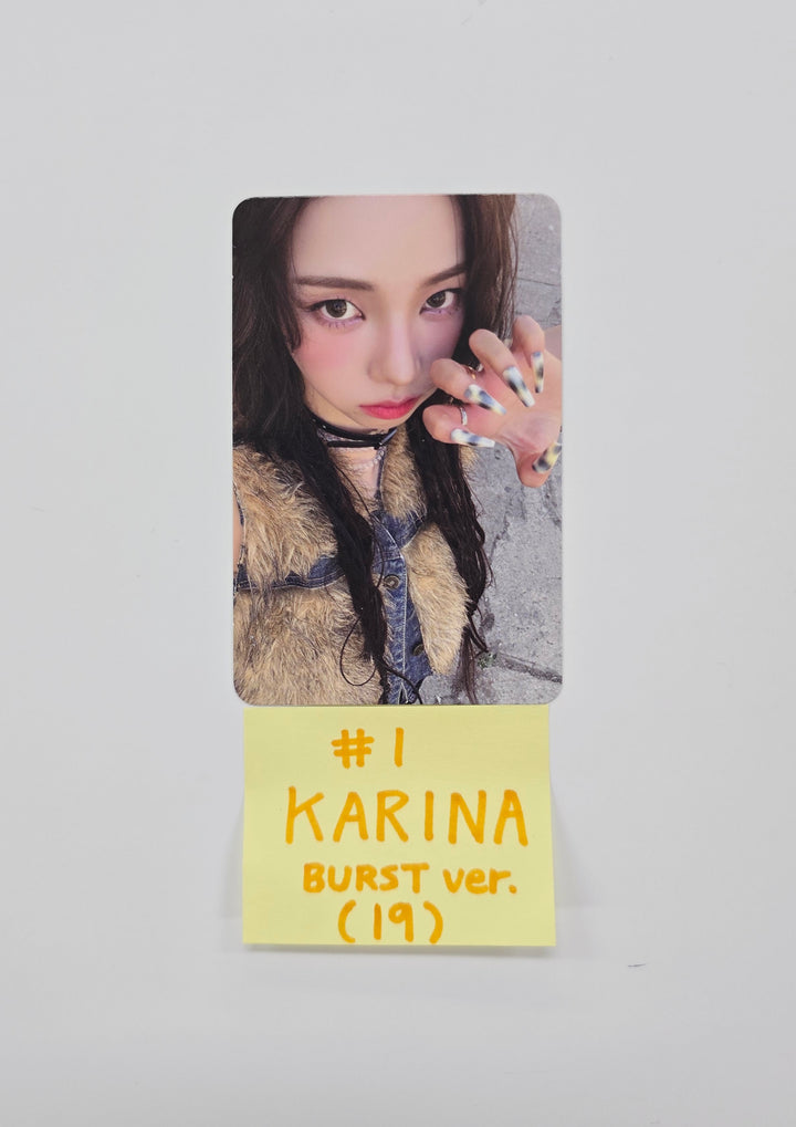 Aespa "Rich Man" - Official Photocard (BURST Ver.) [25.9.15]