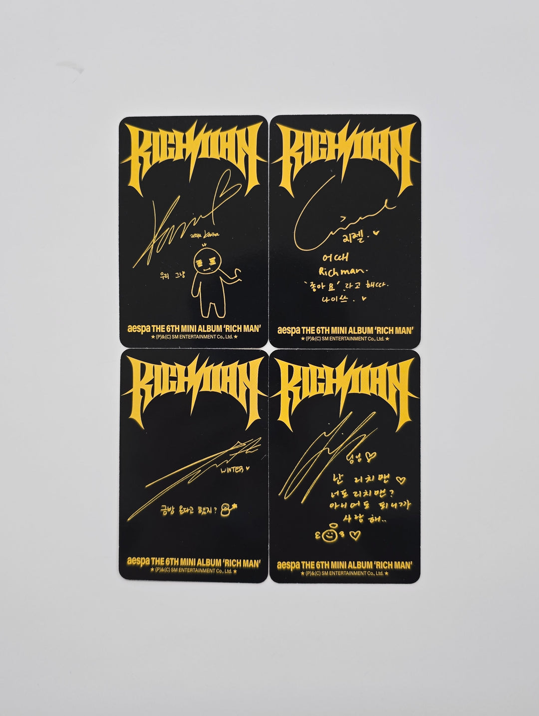 Aespa "Rich Man" - Official Photocard (BURST Ver.) [25.9.15]