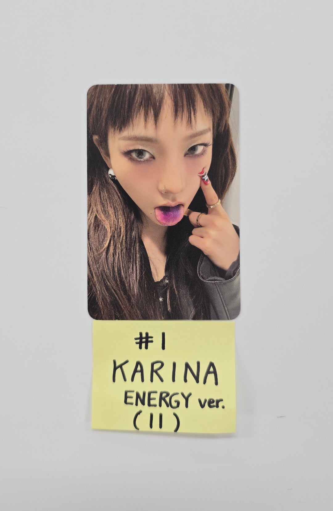 Aespa "Rich Man" - Official Photocard (ENERGY Ver.) [25.9.15]
