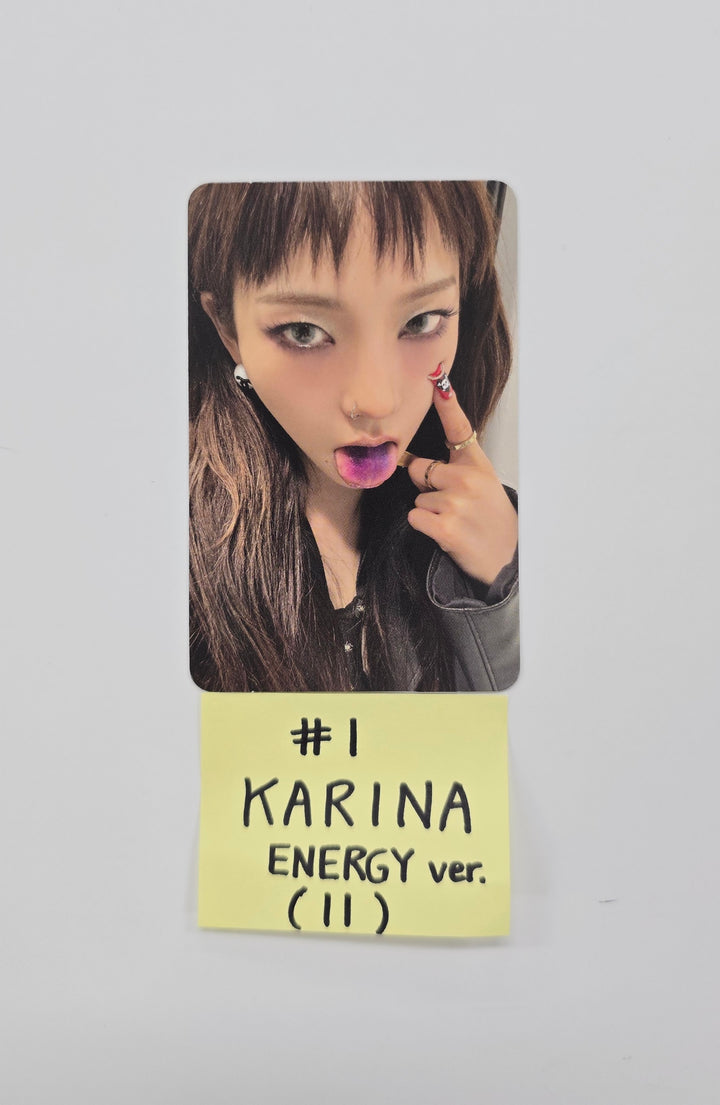 Aespa "Rich Man" - Official Photocard (ENERGY Ver.) [25.9.15]