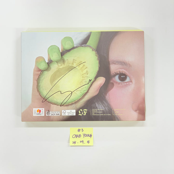 IVE "IVE SECRET", WENDY "Cerulean Verge", CHAEYOUNG "LIL FANTASY" - Hand Autographed(Signed) Promo Album [25.9.15]