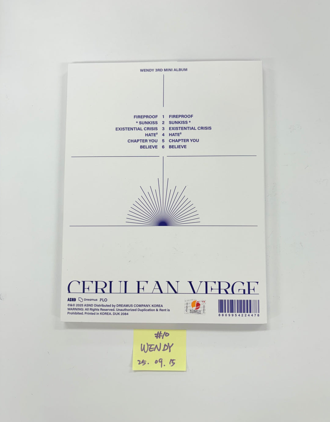IVE "IVE SECRET", WENDY "Cerulean Verge", CHAEYOUNG "LIL FANTASY" - Hand Autographed(Signed) Promo Album [25.9.15]