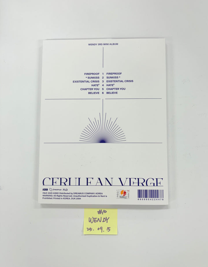 IVE "IVE SECRET", WENDY "Cerulean Verge", CHAEYOUNG "LIL FANTASY" - Hand Autographed(Signed) Promo Album [25.9.15]