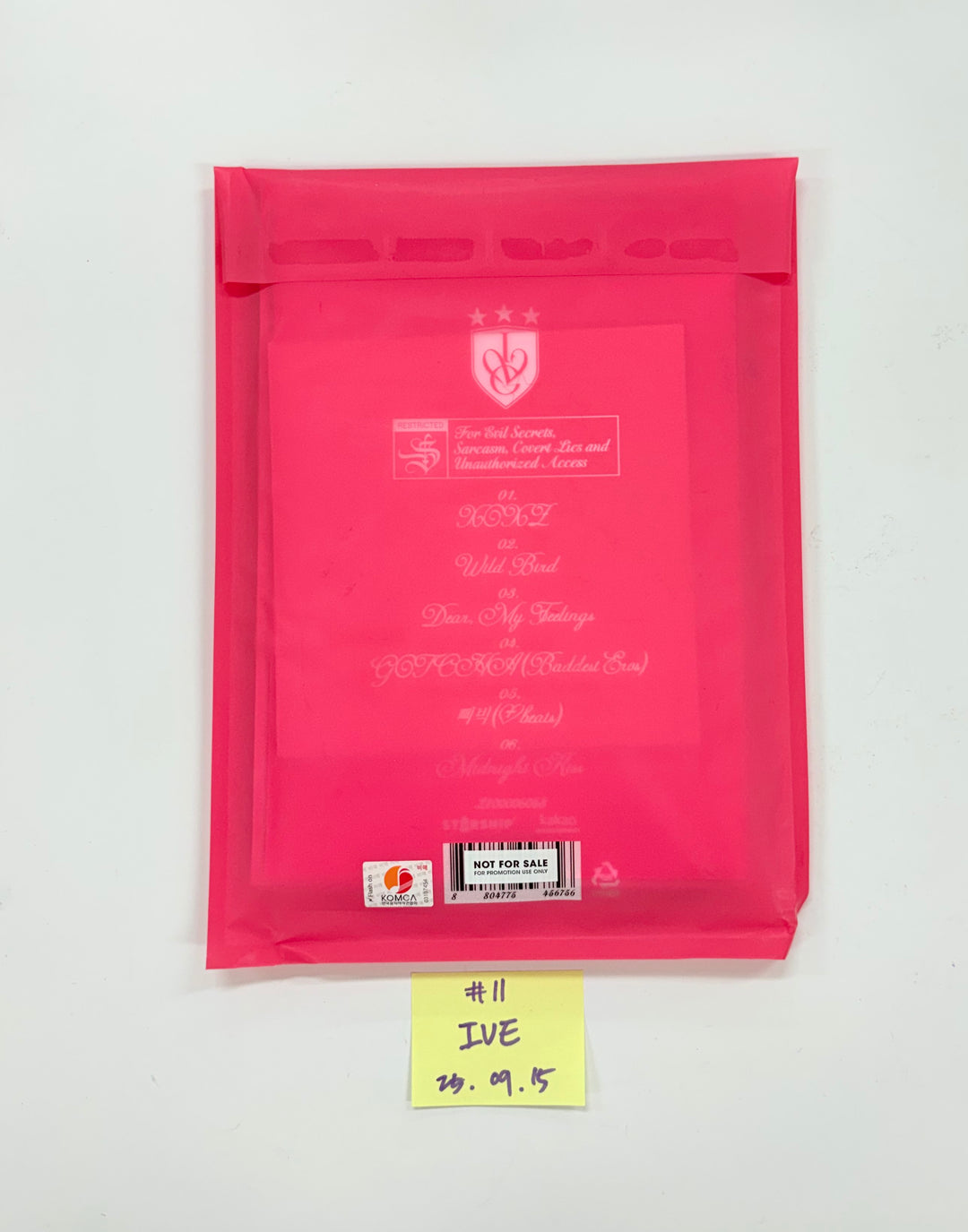 IVE "IVE SECRET", WENDY "Cerulean Verge", CHAEYOUNG "LIL FANTASY" - Hand Autographed(Signed) Promo Album [25.9.15]