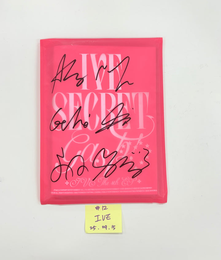 IVE "IVE SECRET", WENDY "Cerulean Verge", CHAEYOUNG "LIL FANTASY" - Hand Autographed(Signed) Promo Album [25.9.15]