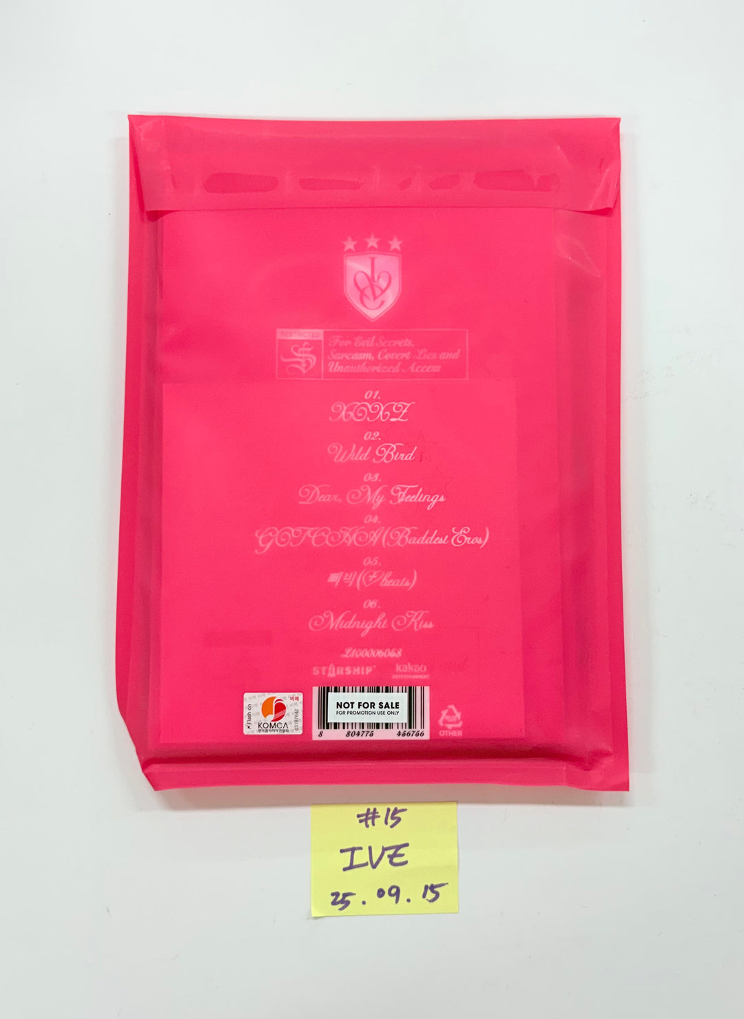 IVE "IVE SECRET", WENDY "Cerulean Verge", CHAEYOUNG "LIL FANTASY" - Hand Autographed(Signed) Promo Album [25.9.15]