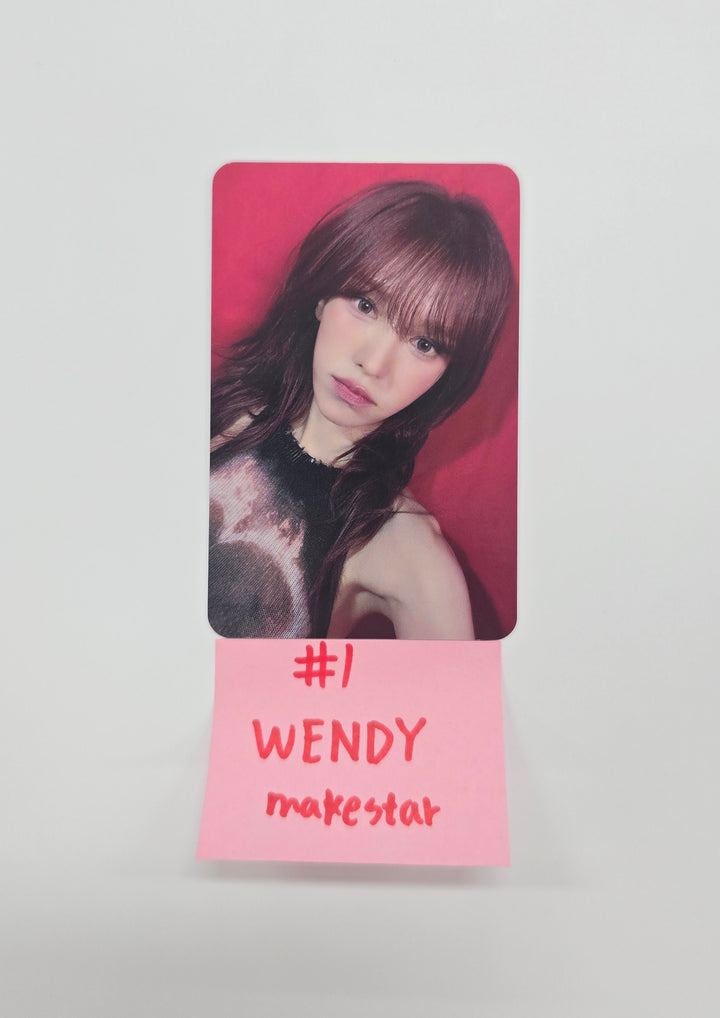 Wendy (Of Red Velvet) "Cerulean Verge" - Makestar Pre-Order Benefit Photocard [25.9.16]