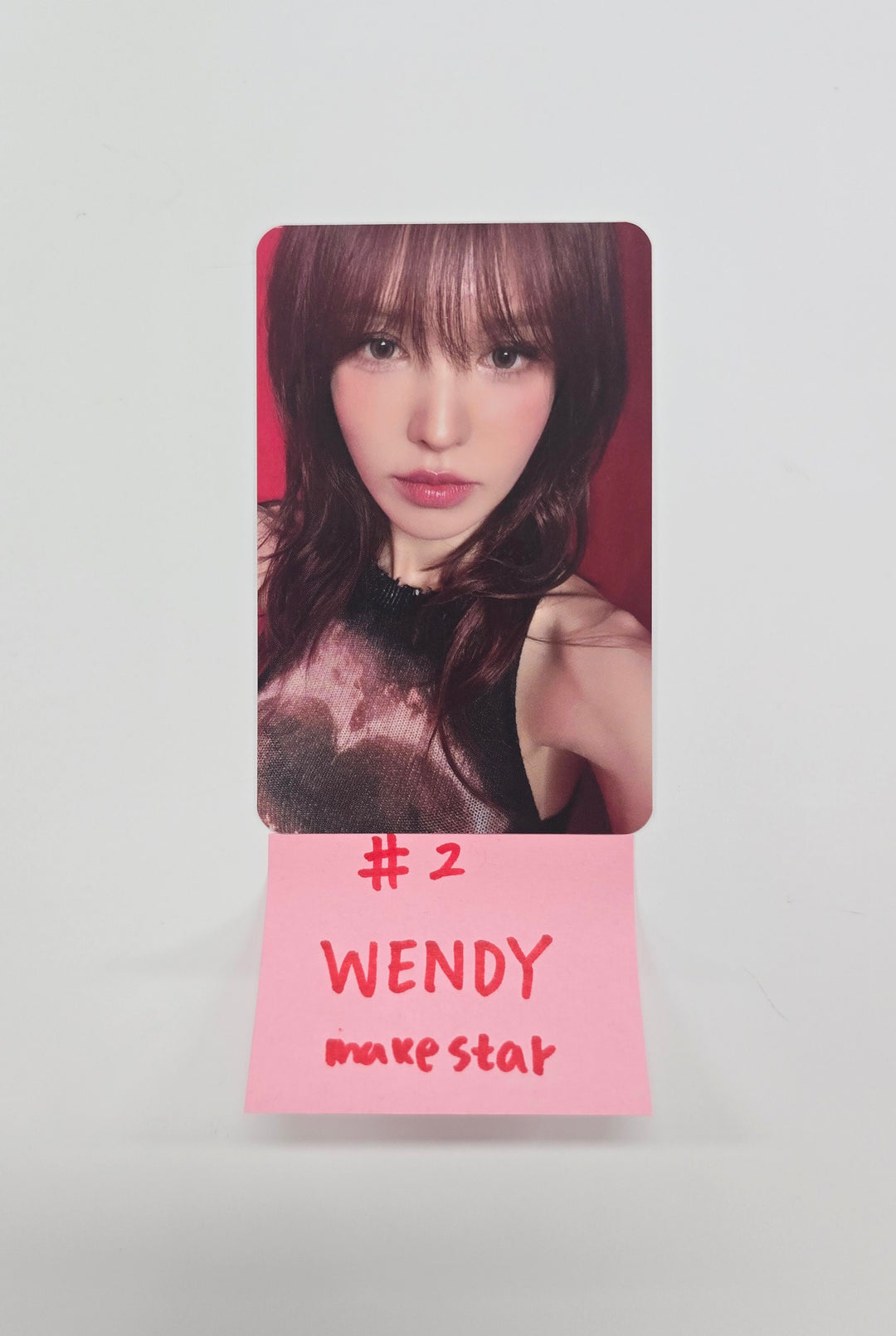 Wendy (Of Red Velvet) "Cerulean Verge" - Makestar Pre-Order Benefit Photocard [25.9.16]
