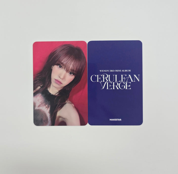 Wendy (Of Red Velvet) "Cerulean Verge" - Makestar Pre-Order Benefit Photocard [25.9.16]