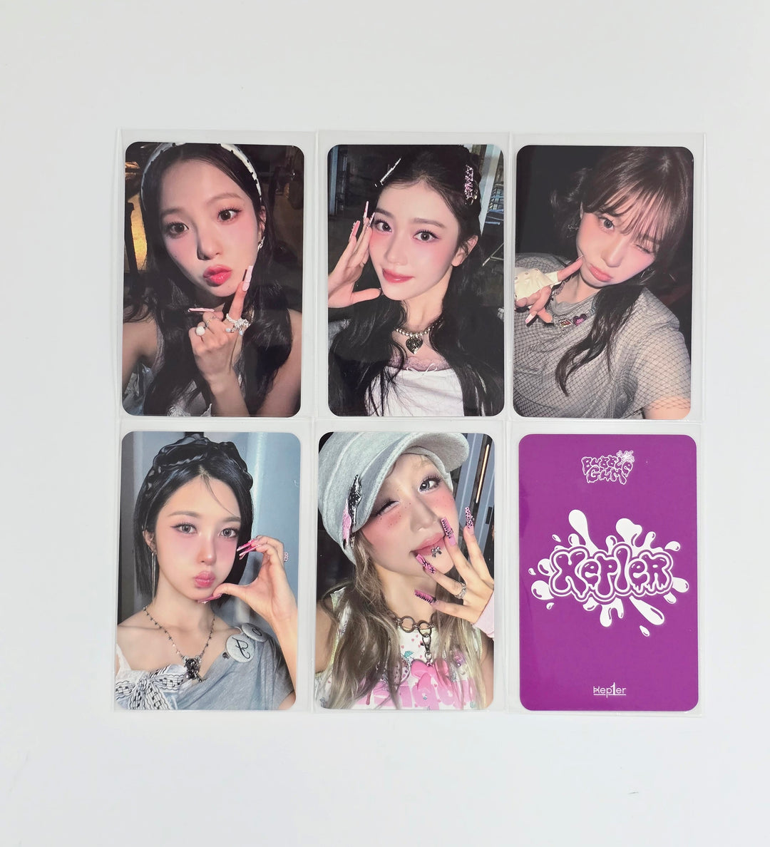 Kep1er - "BUBBLE GUM" - Ktown4U Grape-Flavored Bubble Gum Event Photocard [25.9.16]