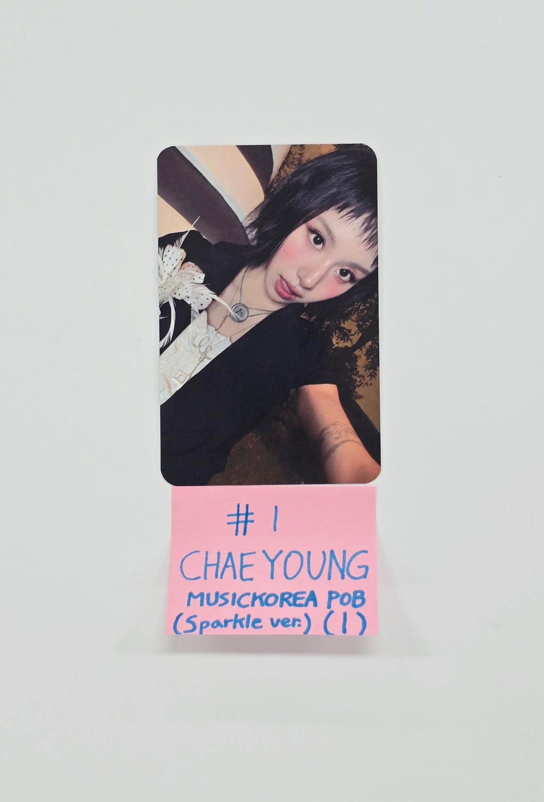 CHAEYOUNG (of Twice) "LIL FANTASY"- Music Korea Pre-Order Benefit Photocard (Sparkle ver.) [25.9.16]