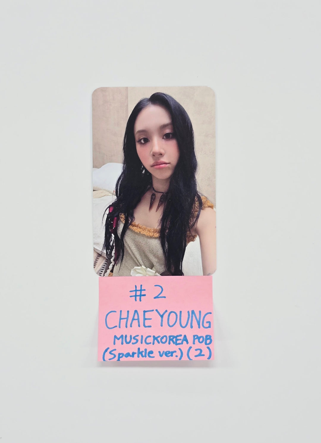 CHAEYOUNG (of Twice) "LIL FANTASY"- Music Korea Pre-Order Benefit Photocard (Sparkle ver.) [25.9.16]