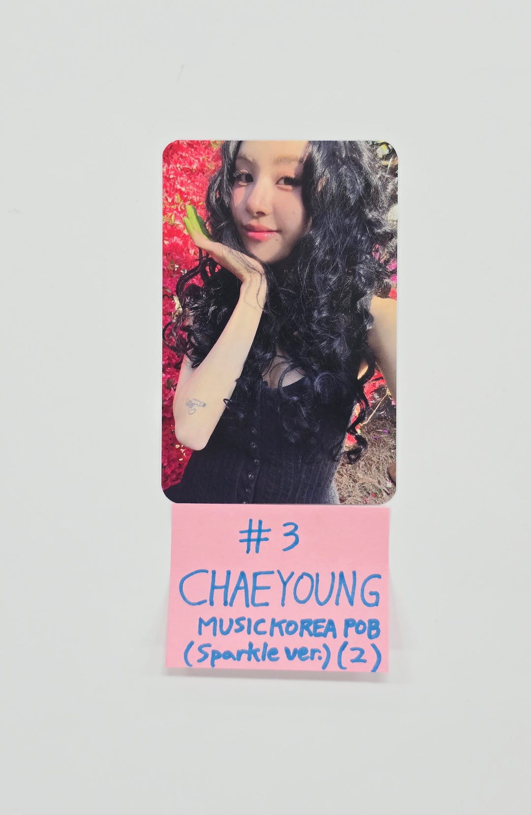 CHAEYOUNG (of Twice) "LIL FANTASY"- Music Korea Pre-Order Benefit Photocard (Sparkle ver.) [25.9.16]