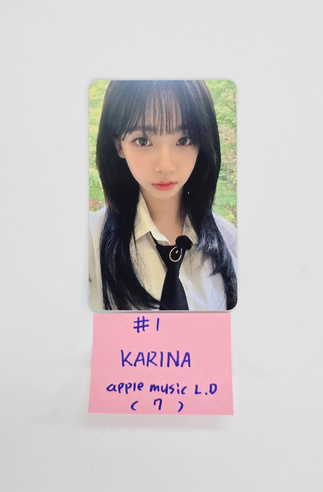Aespa "Rich Man" - Apple Music Lucky Draw Event Photocard [25.9.16]