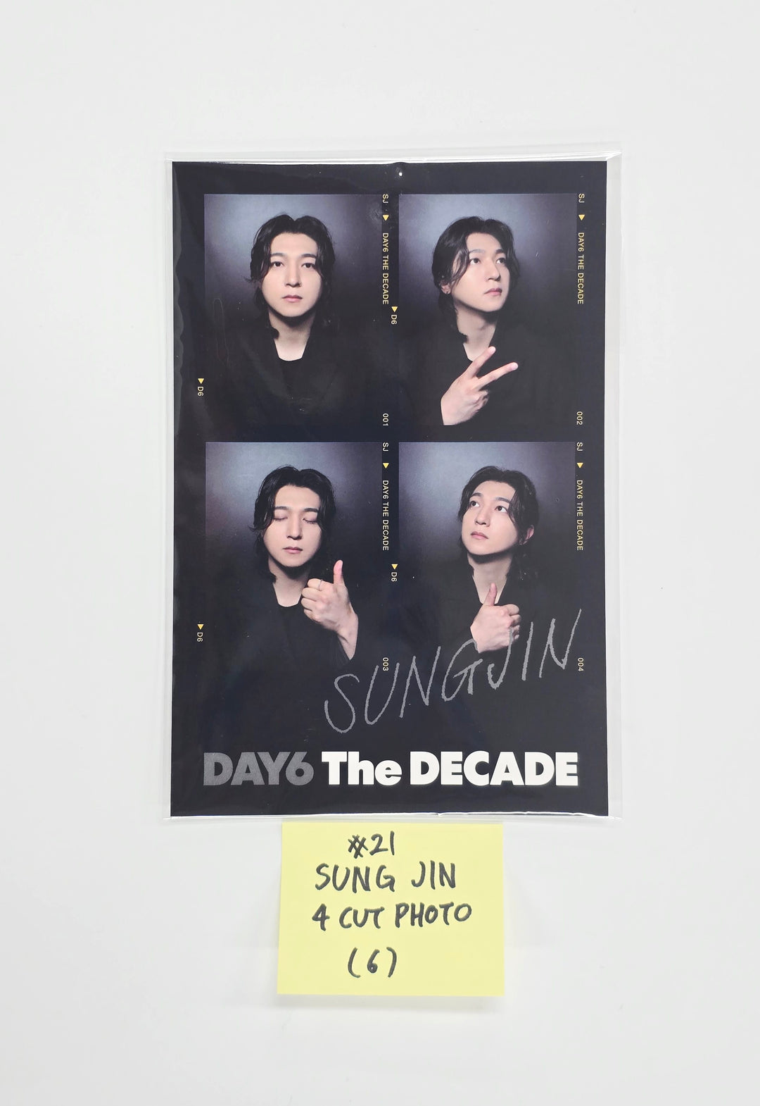 DAY6 "The DECADE" - Official Photocard [25.9.16]