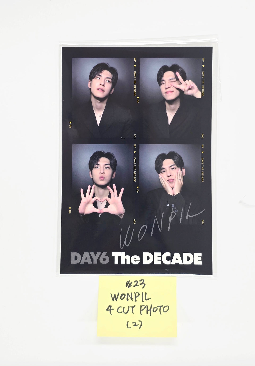 DAY6 "The DECADE" - Official Photocard [25.9.16]