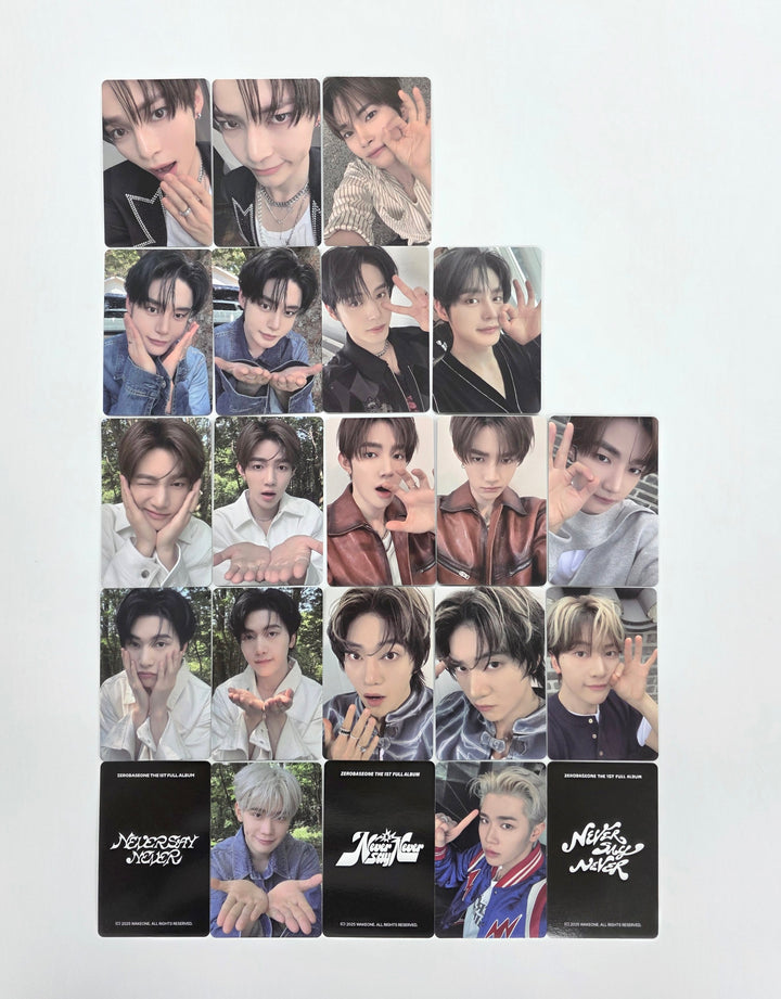 ZEROBASEONE 1st FULL "NEVER SAY NEVER" - Trading Photocard (1) [25.9.16]