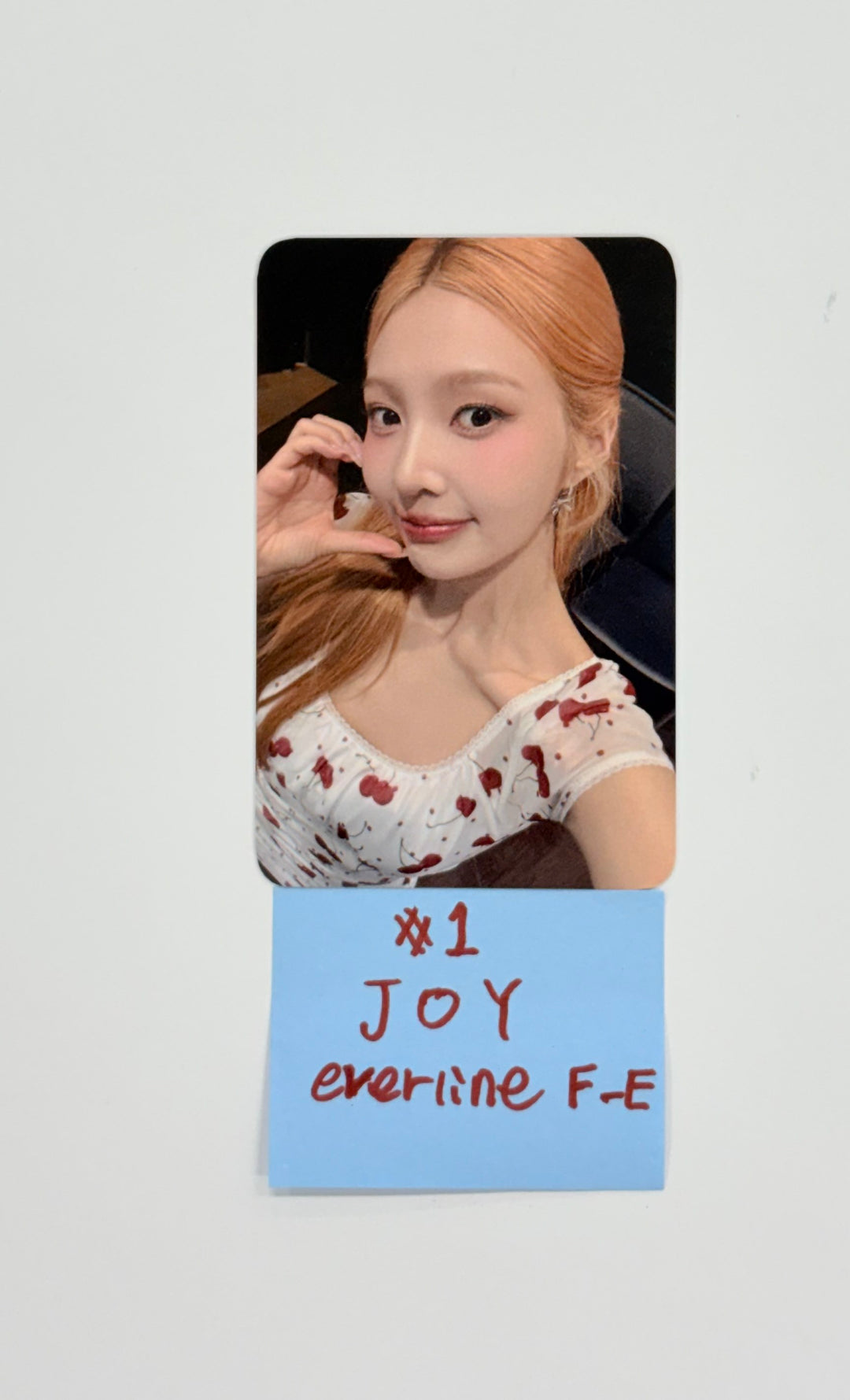 JOY (of Red Velvet) "From JOY, with Love" - Everline Fansign Event Photocard [25.9.17]