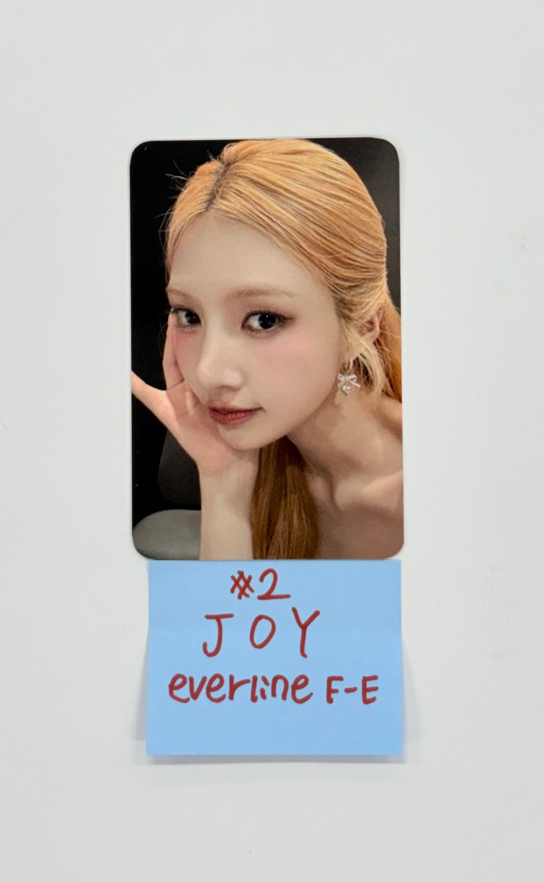 JOY (of Red Velvet) "From JOY, with Love" - Everline Fansign Event Photocard [25.9.17]