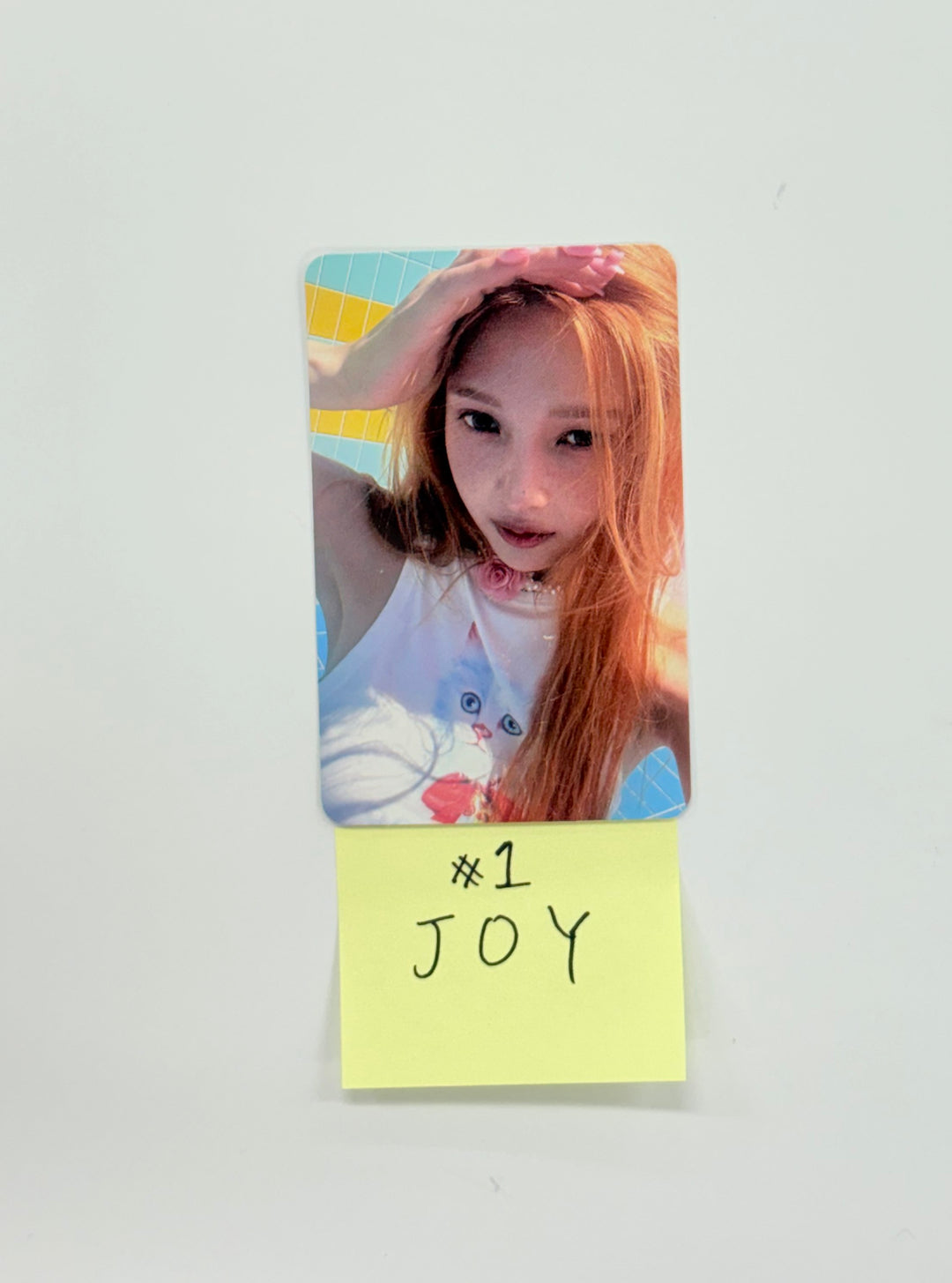 JOY (of Red Velvet) "From JOY, with Love" - Official Photocard [25.9.17]