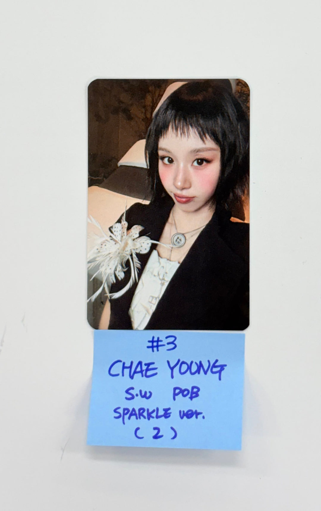 CHAEYOUNG (of Twice) "LIL FANTASY"- Soundwave Pre-Order Benefit Photocard (Sparkle ver.) [25.9.17]