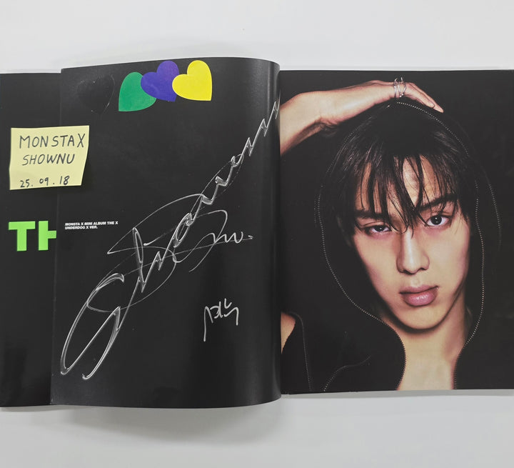 SHOWNU (of MONSTA X) "THE X" - Hand Autograhped(Signed) Album [25.9.18]
