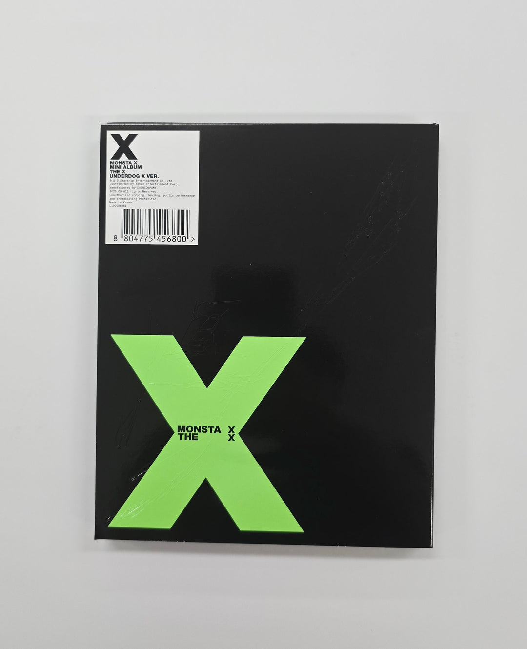 SHOWNU (of MONSTA X) "THE X" - Hand Autograhped(Signed) Album [25.9.18]