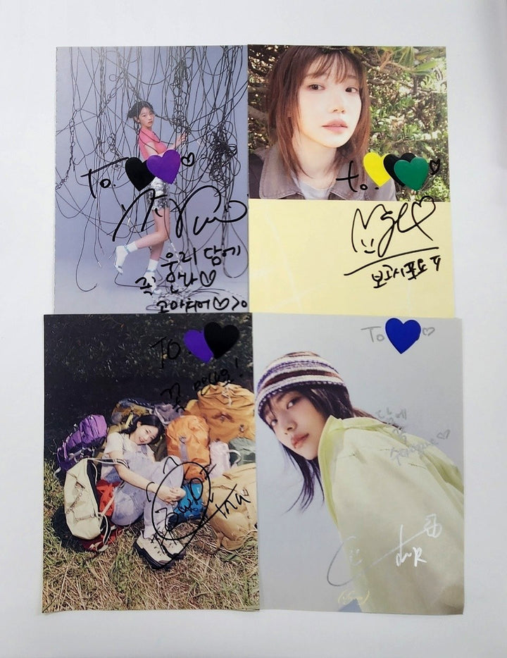 QWER "IN A MILLION NOISES, I'LL BE YOUR HARMONY" - A Cut Page From Fansign Event Album [25.9.18]