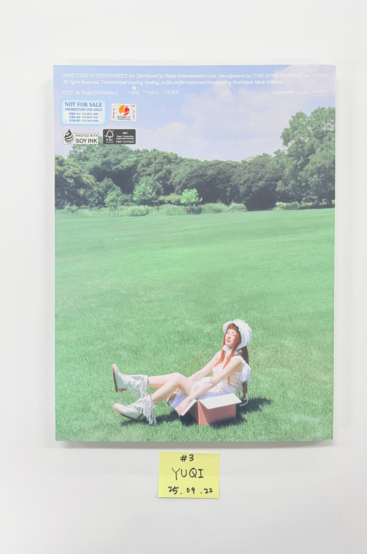 WENDY (of Red velvet) "Cerulean Verge", YUQI (of I-die) "Motivation", BADVILLAIN "THRILLER" - Hand Authgraphed (Signed) Promo Album  [25.9.22]
