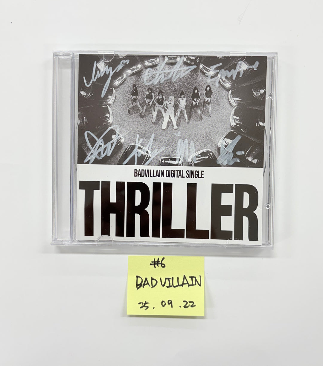 WENDY (of Red velvet) "Cerulean Verge", YUQI (of I-die) "Motivation", BADVILLAIN "THRILLER" - Hand Authgraphed (Signed) Promo Album  [25.9.22]
