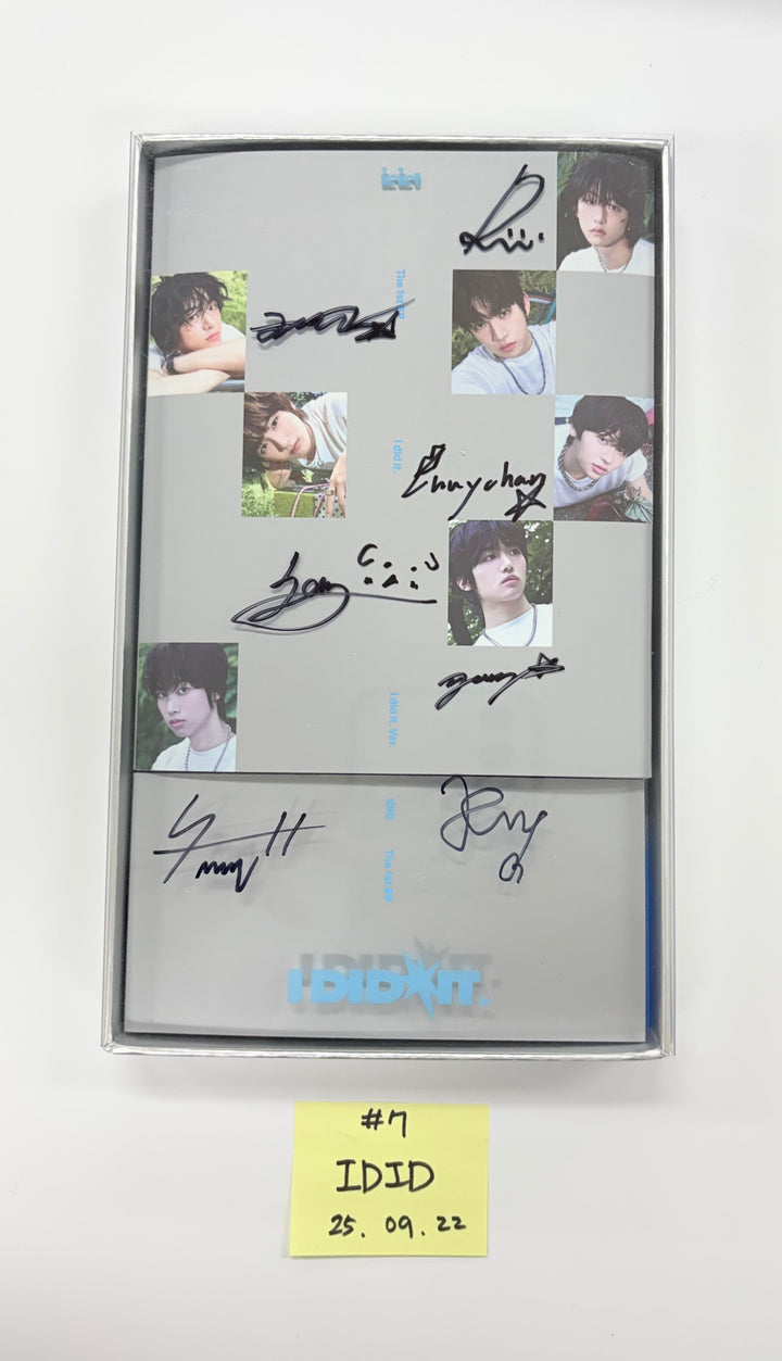 ZEROBASEONE "Never Say Never",  ALL(H)OURS "VCF", IDID "I did it", CLOSE YOUR EYES "Snowy Summer" -  Hand Authgraphed (Signed)Promo Album [25.9.22]