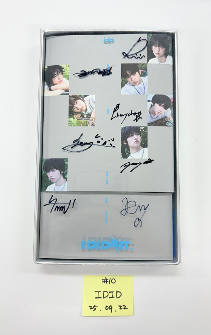 ZEROBASEONE "Never Say Never",  ALL(H)OURS "VCF", IDID "I did it", CLOSE YOUR EYES "Snowy Summer" -  Hand Authgraphed (Signed)Promo Album [25.9.22]