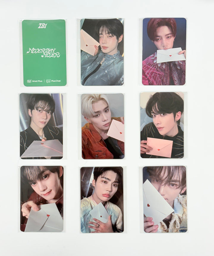 ZEROBASEONE 1st FULL "NEVER SAY NEVER" - Mnet PLUS Lucky Draw Event Photocard [25.9.22]