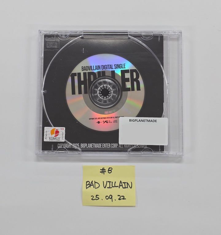 WENDY (of Red velvet) "Cerulean Verge", YUQI (of I-die) "Motivation", BADVILLAIN "THRILLER" - Hand Authgraphed (Signed) Promo Album  [25.9.22]