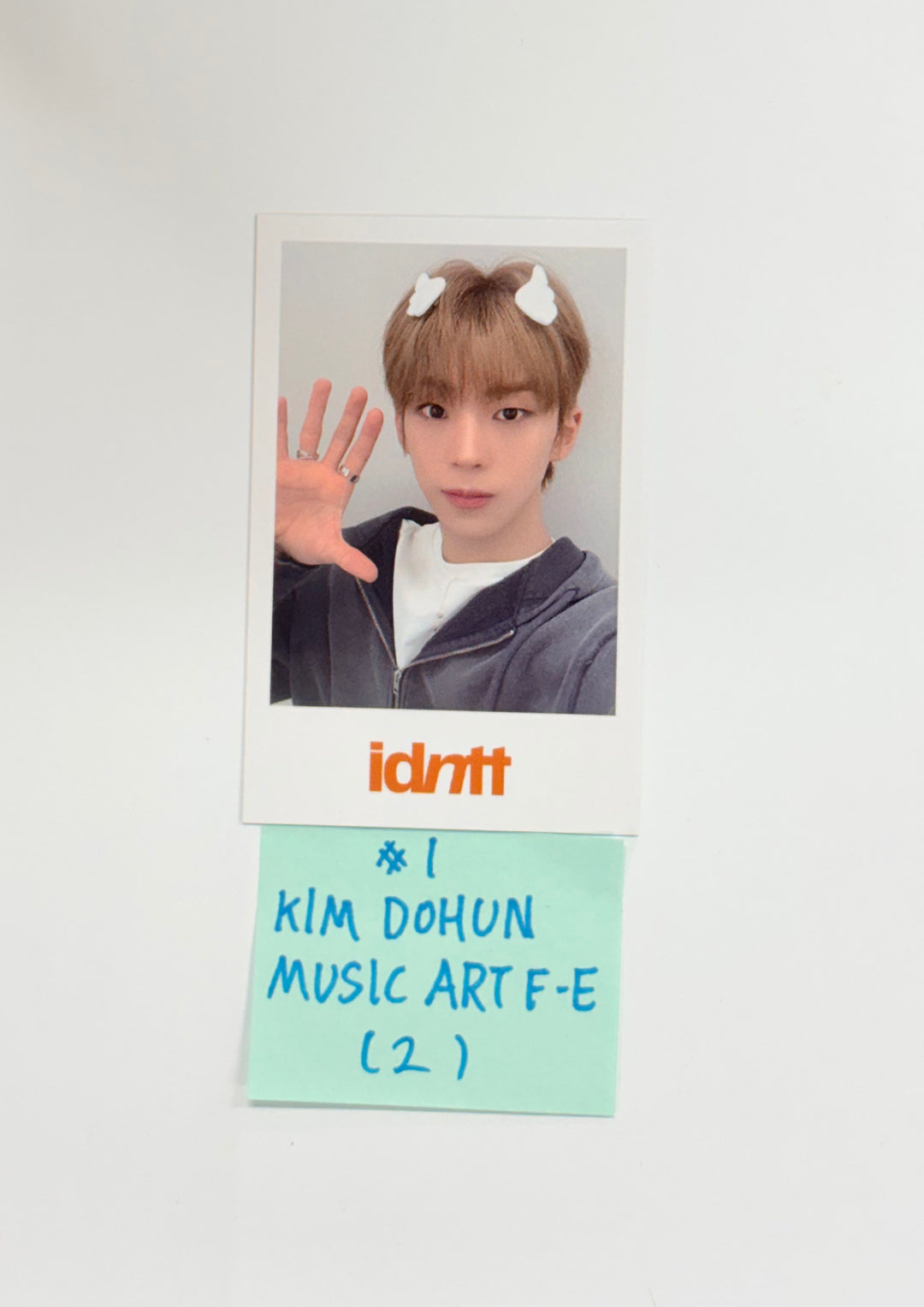 idntt "unevermet" - Music Art Fansign Event Polaroid Type Photocards (Objekt Music Album ver.) [25.9.23]
