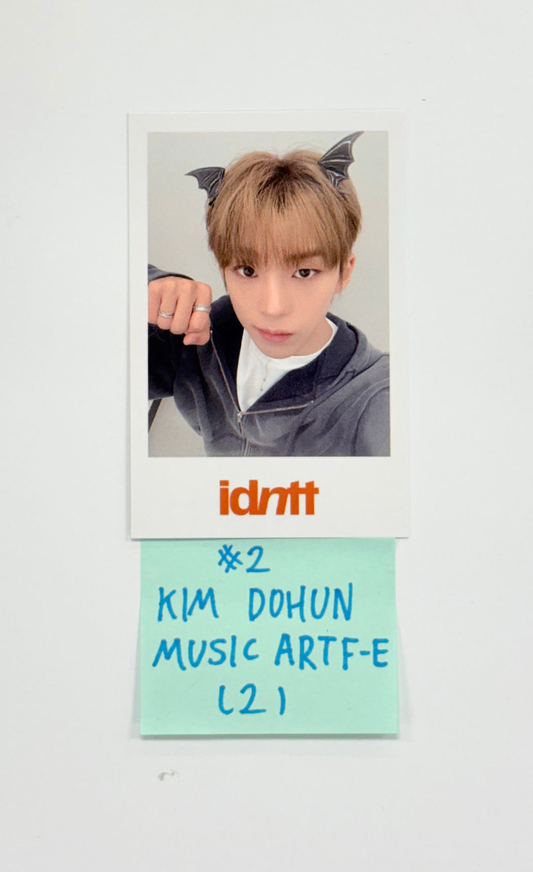 idntt "unevermet" - Music Art Fansign Event Polaroid Type Photocards (Objekt Music Album ver.) [25.9.23]